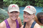 Christina & Marie at Rio Celeste